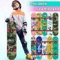 Skateboard Complete 24 Inch Mini Cruiser for Kids, Boys, Girls, Beginners. 