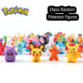 24Pcs/Set Pokemon Action Figure 2-3CM Not Repeating Mini Figures Model Toy Pikachu Anime Kids Collect Dolls Birthday Gifts. 
