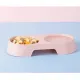 Double Pet Bowls Cat Food Water Feeder. 
