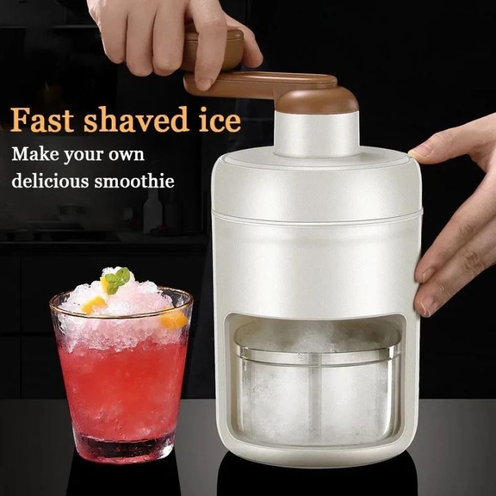 Ice crusher and shaver