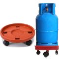 Gas cylinder stand/ cylinder trolley with wheels / Home kitchen trolley lpg gas and garden. 