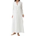 Summer Women's Elegant Dresses Solid  V-Neck Button-Up Dress Fashion Holiday Elegant Maxi Dresses Evening Pullover Dress 2024. 