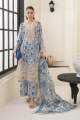 Mariiaa.B. 3Pcs Lawn Embroidered Suit with Chiffon Dupatta & Cambric Trouser. 