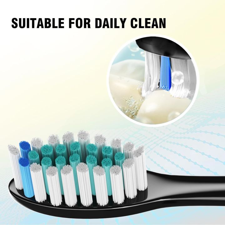 4/8/12/16PCS%20Replacement%20Toothbrush%20Brush%20Heads%20Compatible%20with%20Phili%20Sonic%20Care%20and%20More%20Click-on%20Electric%20Toothbrush%20Handles%20-%20Image%204