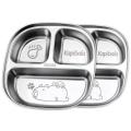 Outdoor Capybara 2/3/4 Grids Food Plate Dishes Reusable Square Divided Dinner Plates Fruit Salad Plate Tableware Dishwasher Safe. 