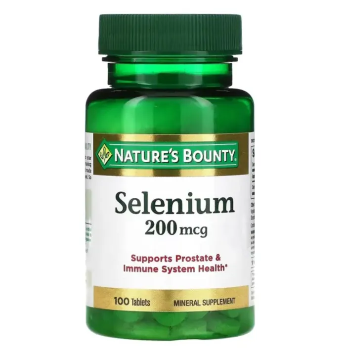 Nature’s Bounty Selenium 200 mcg 100 Tablets | Daraz.pk