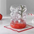 350ML Creativity Glass Cup Transparent Heat-resistant Caterpillar Shape Coffee Mug Drinking Glasses Juice Milk Beer Water Cup.