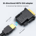 1080P DVI 24+1 to HDTV-Compatible Cable Adapter DVI Male to Female HDTV Bi-directional Connector Converter for PC Laptop TV Box. 