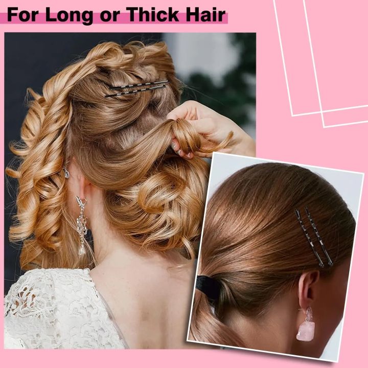 50-600pcs%20Black%20Straight%20Line%20Hair%20Clip%20U-shaped%20Needle%20Lady%20Hairpins%20Curly%20Wavy%20Grips%20Women%20Bobby%20Pins%20Styling%20Hair%20Accessories%20-%20Image%206