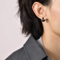 Stainless Steel Norwegian Viking Rune Hoop Earrings For Men Woman Unisex Punk Huggie Round Hoops Religious Earring Clips Jewelry.