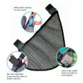 Baby Stroller Side Mesh Bag Large Capacity Toddler Toy Diaper Feeding Bottle Storage Bag Baby Stroller Hanging Black Mesh Bags. 