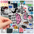 10/30/50pcs Funny Programming Stickers Java Cloud Language Internet Decals DIY Skateboard Luggage Phone Waterproof Sticker Packs. 