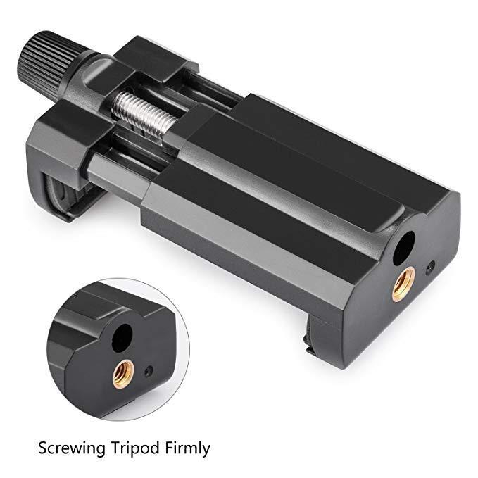 Mobile Phone Safety Lock Holder Clip Mount for Mobile Camera Stand Tripod