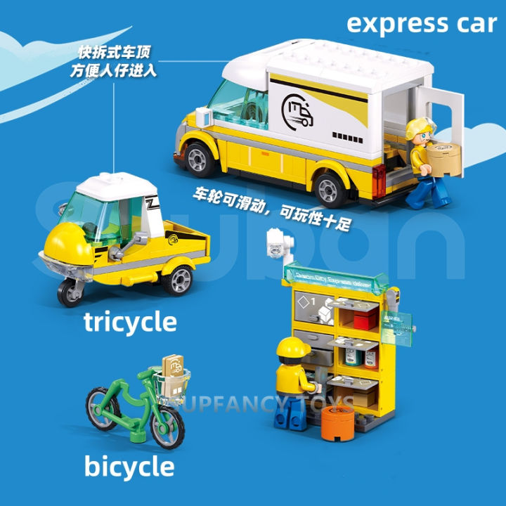 255PCS%20Express%20Processing%20System%20Container%20Truck%20Model%20Building%20Blocks%20-%20Educational%20Delivery%20Vehicle%20Car%20Toy%20for%20Children%20-%20Image%203