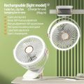 USB Rechargeable Table Fan Clip-on Type Portable Mini Desk Fan 360 Degree Rotation Adjustable Clip-on Fan For Student Dormitory. 