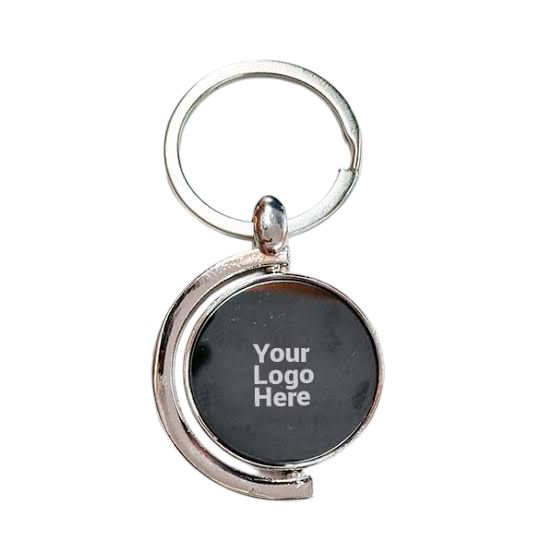 Half%20Moon%20Metal%20keychain%20with%20name%20logo%20printing%20beautifully%20customizable.%20Round%20Moon%20Keychain.%20%20Keyring%20-%20Image%204