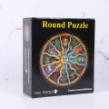 Adult Round Puzzle 1000 Pieces 12 constellations Challenge Games Learning Educational Puzzle Toys Moon Puzzle Space Flat Puzzle. 