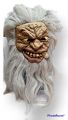 Old Man Human Face Mask With long hair and beard. made by Rubber.. 