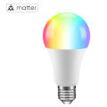 Matter  Homekit WiFI Smart RGB+ White Light Bulb SmartThings APP Control Support Siri  Home Alexa Voice Assistant. 