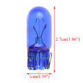 10x T10 168 W5W 5W halogen white globe xenon sidelight front headlight bulb 12V. 
