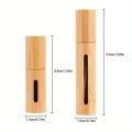 5/10ML Wood Perfume Atomizer Portable Liquid Cosmetics Container Traveling Mini Empty Refillable Spray Bamboo Bottle Gift. 
