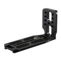 2 PCS Vertical Video Shooting Bracket 1/4 Inch Screw Quick Release L Plate L Shape Bracket for Canon Nikon Sony Fuji Camera. 