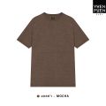 Yuenpuen men's T-shirt moccasins no stretch no need to iron T-shirt solid color stand collar t-shirt women T-shirt men's T-shirts. 