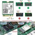 WiFi Card WiFi6E AX210NGW 6GHz Tri-Band Network Card Bluetooth 5.3 Intel AX210 Wireless Module for Laptop M.2 NGFF. 