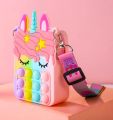 pop it purse unicorn Pop it bag for girls fidget popit relieve gift. 