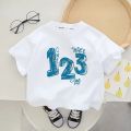 Baby Boy Girl Short Sleeve Crewneck T-Shirt Solid Cotton Jersey Short Sleeve Tee for Summer Wear Newborn Unisex. 