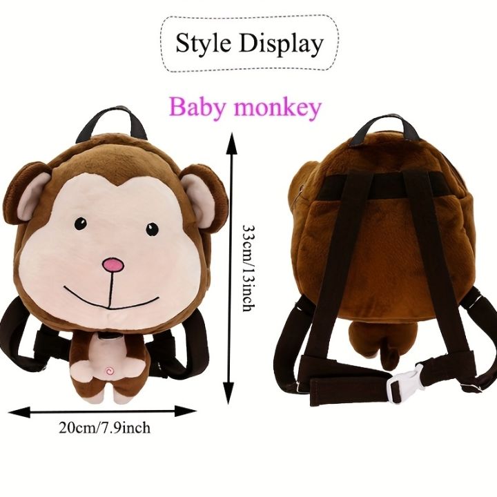Toddler%20Backpack%20with%20Leash%20Plush%20Animal%20Cartoon%20Bag%20with%20Anti%20Lost%20Link%20Kid%20Schoolbag%20Leash%20Walking%20Harness%20for%20Travel%20Boy%20Girl%20-%20Image%207