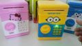 ATM machine toy (Box packed)cell operated(Auto door). 