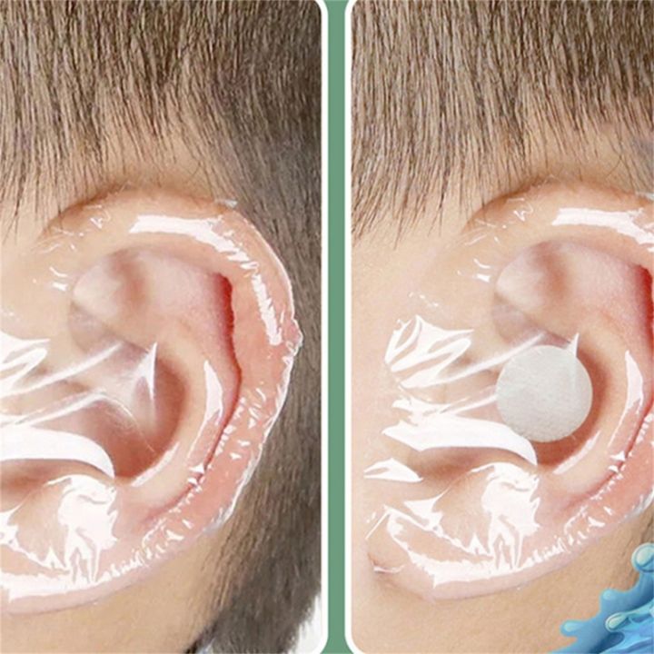 20/40/100pcs%20Waterproof%20Ear%20Protectors%20Stickers%20Swimming%20Ear%20Cover%20Caps%20Baby%20Bathing%20Ear%20Protections%20Patches%20Shower%20Tool%20-%20Image%203