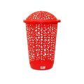 Bagmati Large Sized Laundry Basket | Plastic Sturdy Large Multipurpose Bucket With Lid | Strudy Plastic Laundry Basket. 