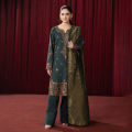 Asim Jofa Ajpfb-05 Embroidered Silk Stitched 3 Piece Suit For Women And Girls - Collection: Premium Festive Pret. 