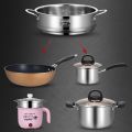 New 304 Stainless Steel Steamer Basket with Double Ear Kitchen Cooking Tool Pot Steaming Grid Generic Multifunction Steam Rack. 