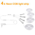 Tuya Zigbee Smart LED Neon Lamp 1m 2m Strip light App Control Dimmable, White/Warm White/Natural White Available,EU/US Plug. 