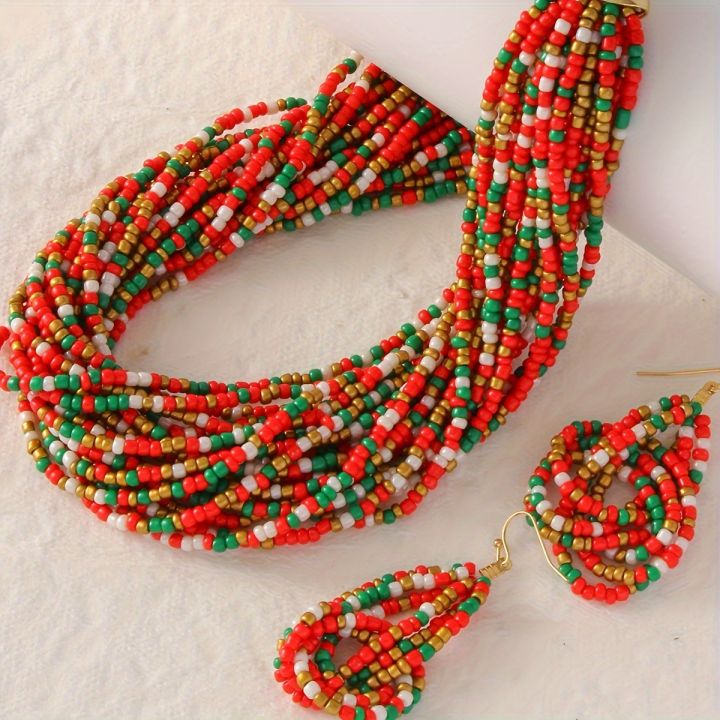 1%20necklace%20+1%20pair%20of%20earrings%20Bohemian%20%20color%20mixed%20color%20retro%20ethnic%20style%20necklace%20and%20earrings%20jewelry%20set%20s%20-%20Image%205