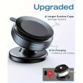 Universal Car Phone Holder Foldable 360° Adjustable Strong Magnetic Vacuum Suction Mount Stand for iPhone Car Desk Smartphones. 