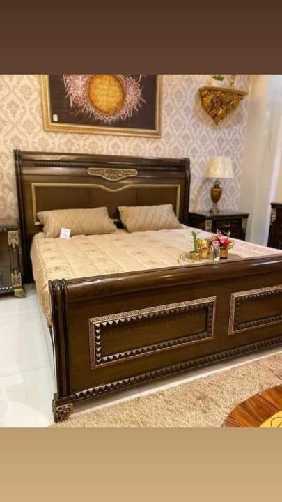 King Size Bed with Dressing table and Side table