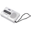AM FM Radio Long 5W Speaker Lasting Portable Pocket Transistor Radio with Earphone Jack for Home Outdoor Silver Gray AM FM Radio. 