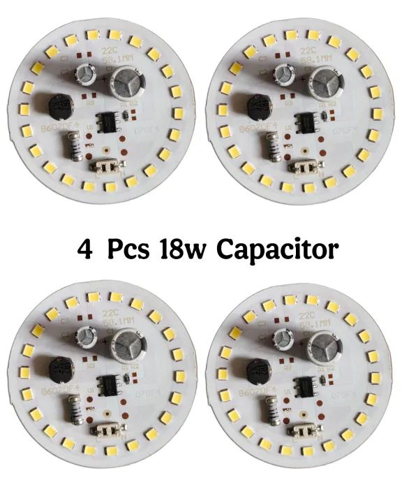 18w LED Capacitor Chip Direct AC 220V input-light White Colour High Quality
