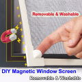 2024 Insect Magnetic Window Screen Tulle Mesh Stealth Customize DIY Summer Mesh Curtain Removable Washable Anti Fly Mosquito Net. 