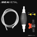 SEAMETAL Handy Manual Gas Oil Pump Car Fuel Pump Hand Straw Pump Durable for Liquid Gasoline Tuning Fuel Gasoline Diesel Pump.