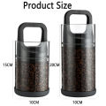 Coffee Beans Vacuum Sealed Tanks Kitchen Food Storage Clear Glass Container Tea Moisture-proof Canister Home Fresh Keeping Cans. 