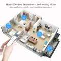 4CH ZIGBEE/Tuya/eWelink Smart Relay Dry Contact Module AC DC 7-32V 85-250V Automation Motor Switch Recever Timer for Alexa. 