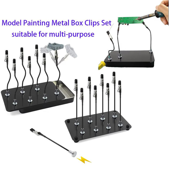 Soldering Third Hand with Strong Magnetic Base, Flexible Arms PCB ...