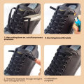 New Design Curved Buckle Shoelaces Without Ties Elastic Laces Sneaker 8MM Widened Flat Kids Adult Shoelace for Shoes. 