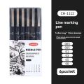 3/15Tip Black Pigment Micro-Pen Fineliner Ink Pens,Drawing Artist Illustration Pens Multiliner for Sketching Anime Manga Design. 