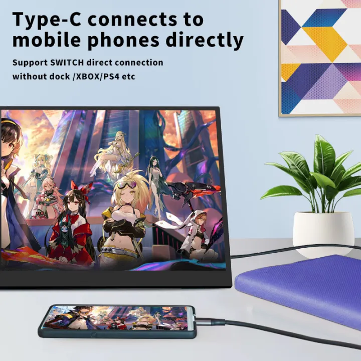 10.5''%20Mini%20Monitor%20Portable%20Screen%201920*1280P%2015:10%20100%25%20sRGB%20Secondary%20Monitor%20Display%20With%20Leather%20Case%20For%20Phone/PC/PS5/XBOX%20-%20Image%204